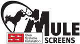 Mule Screen by Steel Systems Installation